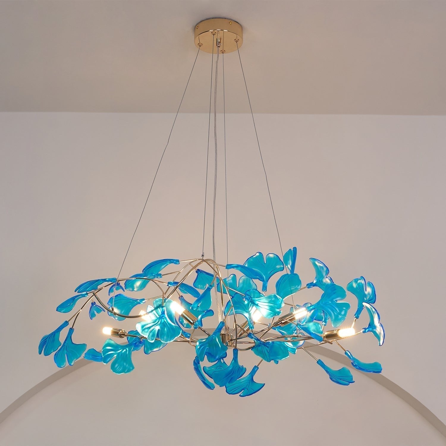 Olivia Ginkgo Acrylic Chandeliers - image 9