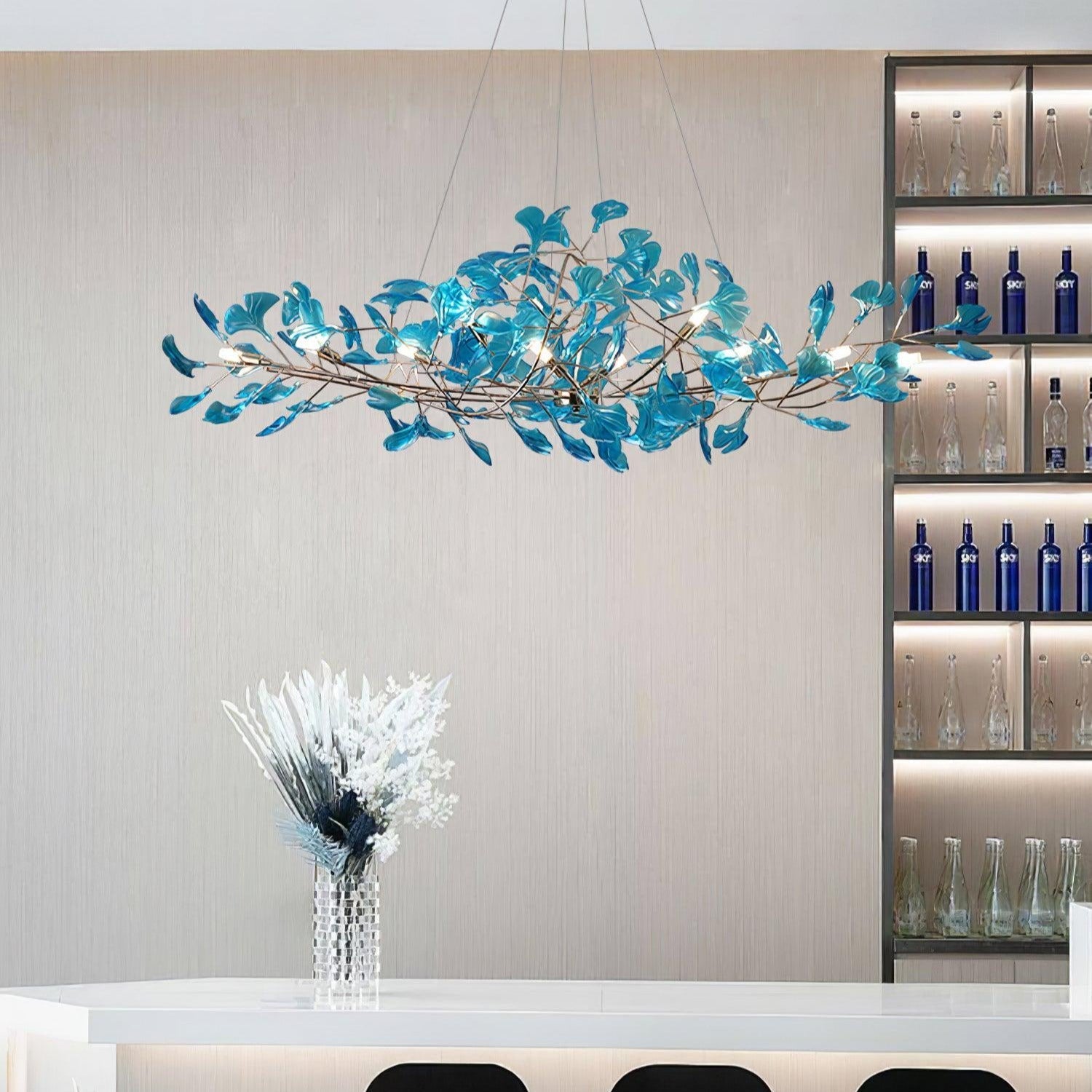 Olivia Ginkgo Acrylic Chandeliers - image 35