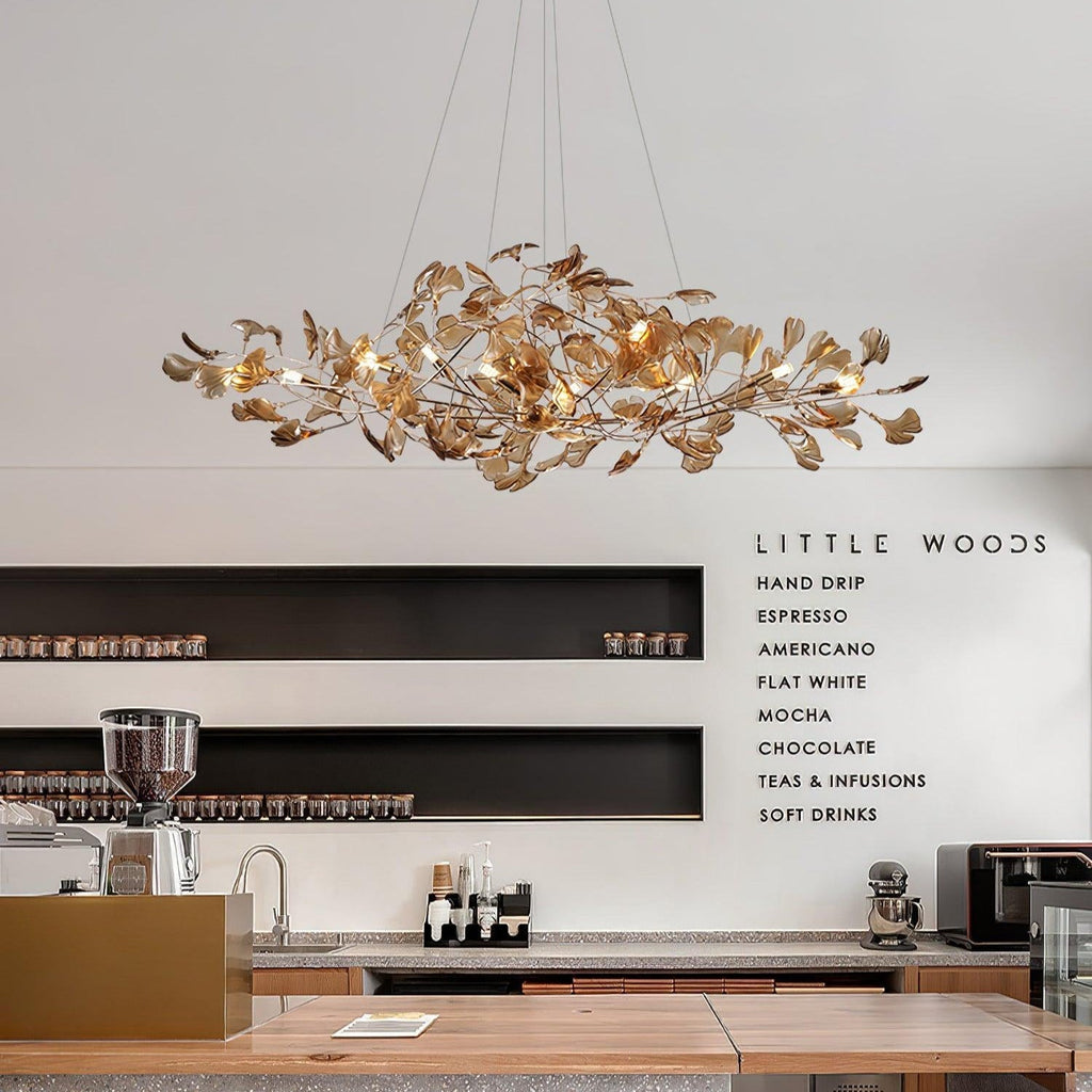 Olivia Ginkgo Acrylic Chandeliers - image 36