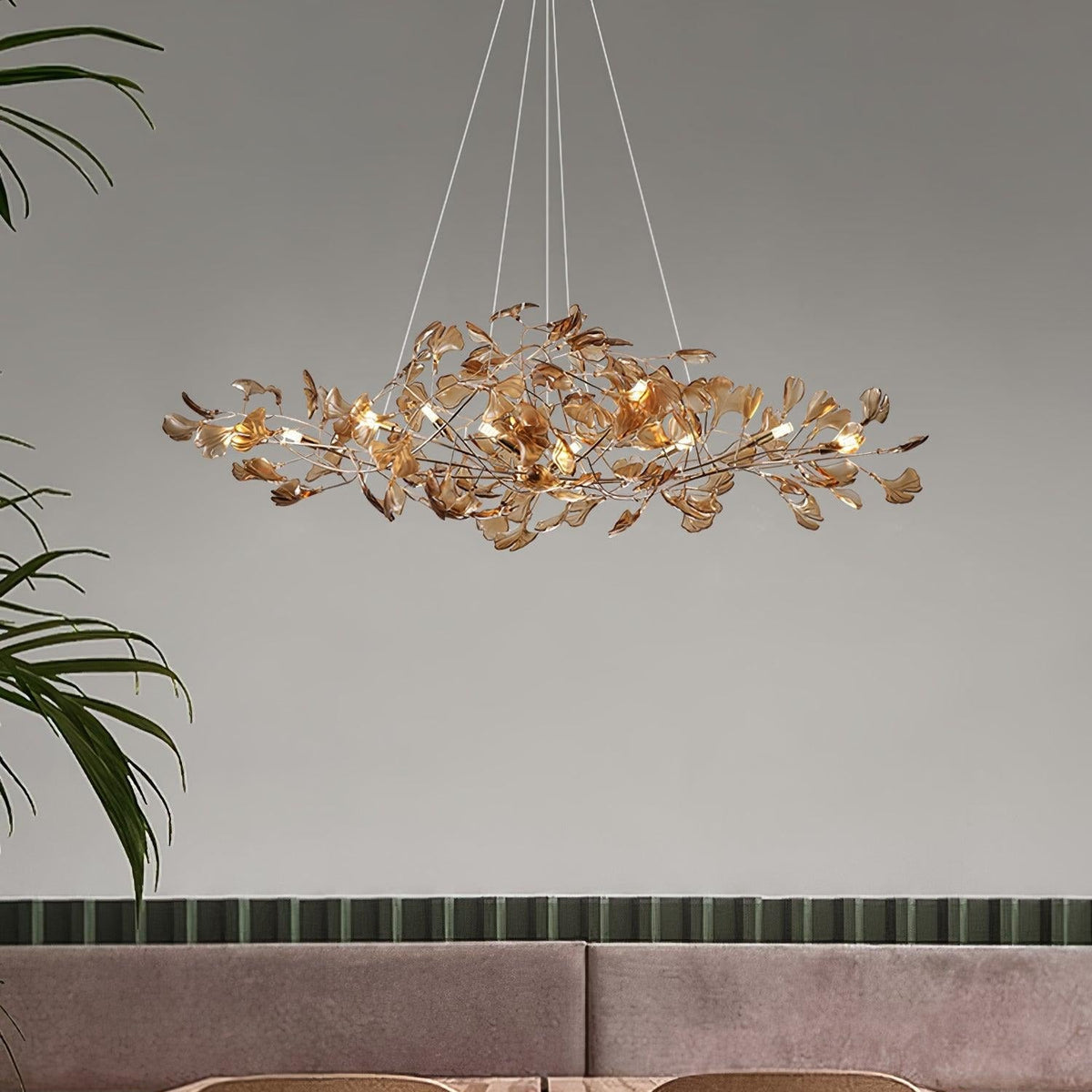 Olivia Ginkgo Acrylic Chandeliers - image 37
