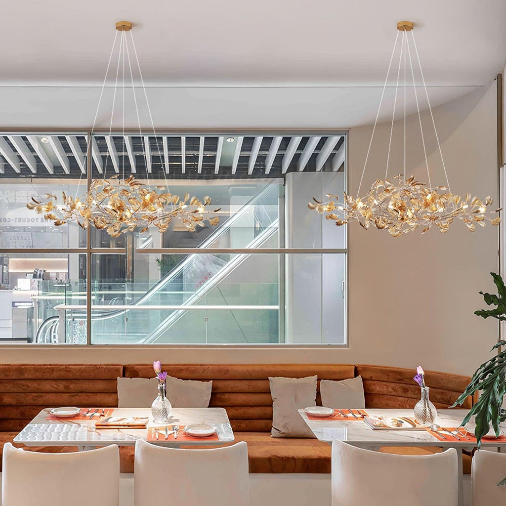 Olivia Ginkgo Acrylic Chandeliers - image 38