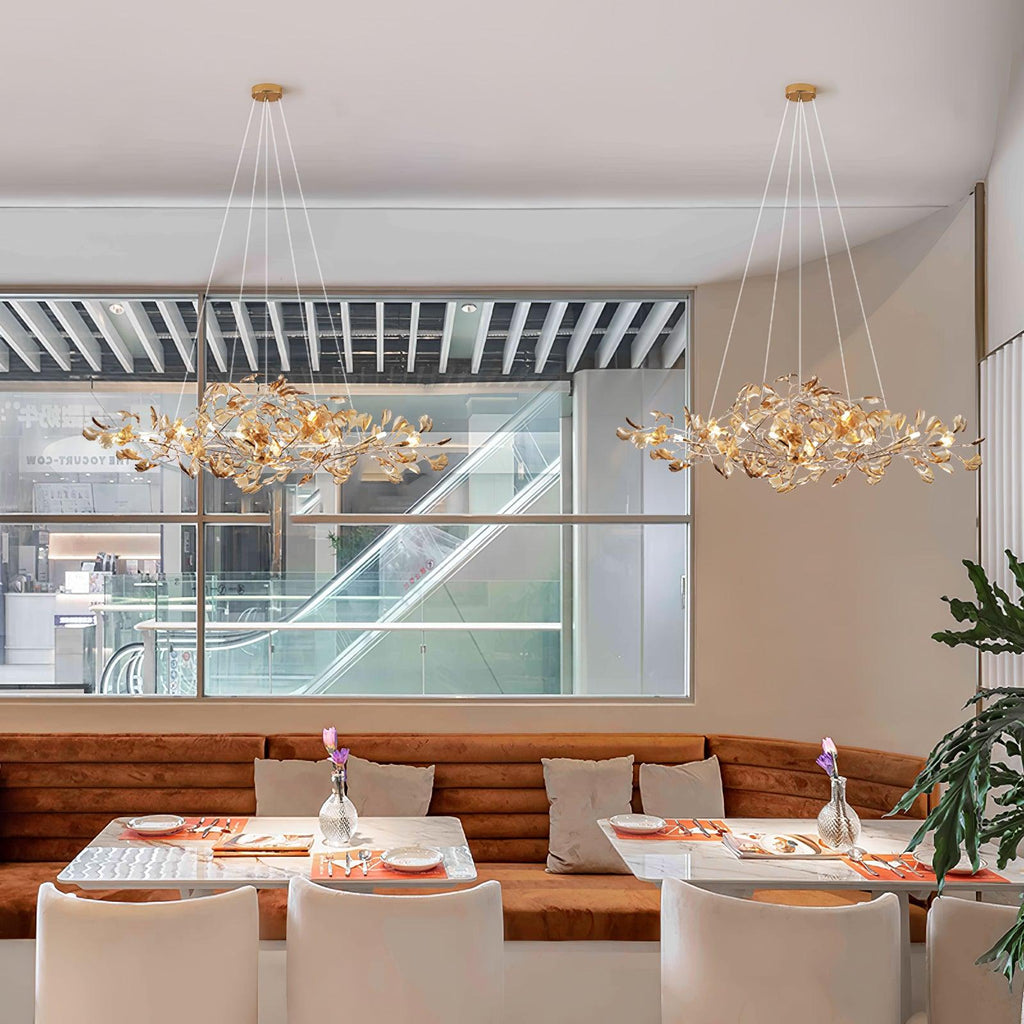 Olivia Ginkgo Acrylic Chandeliers - image 8