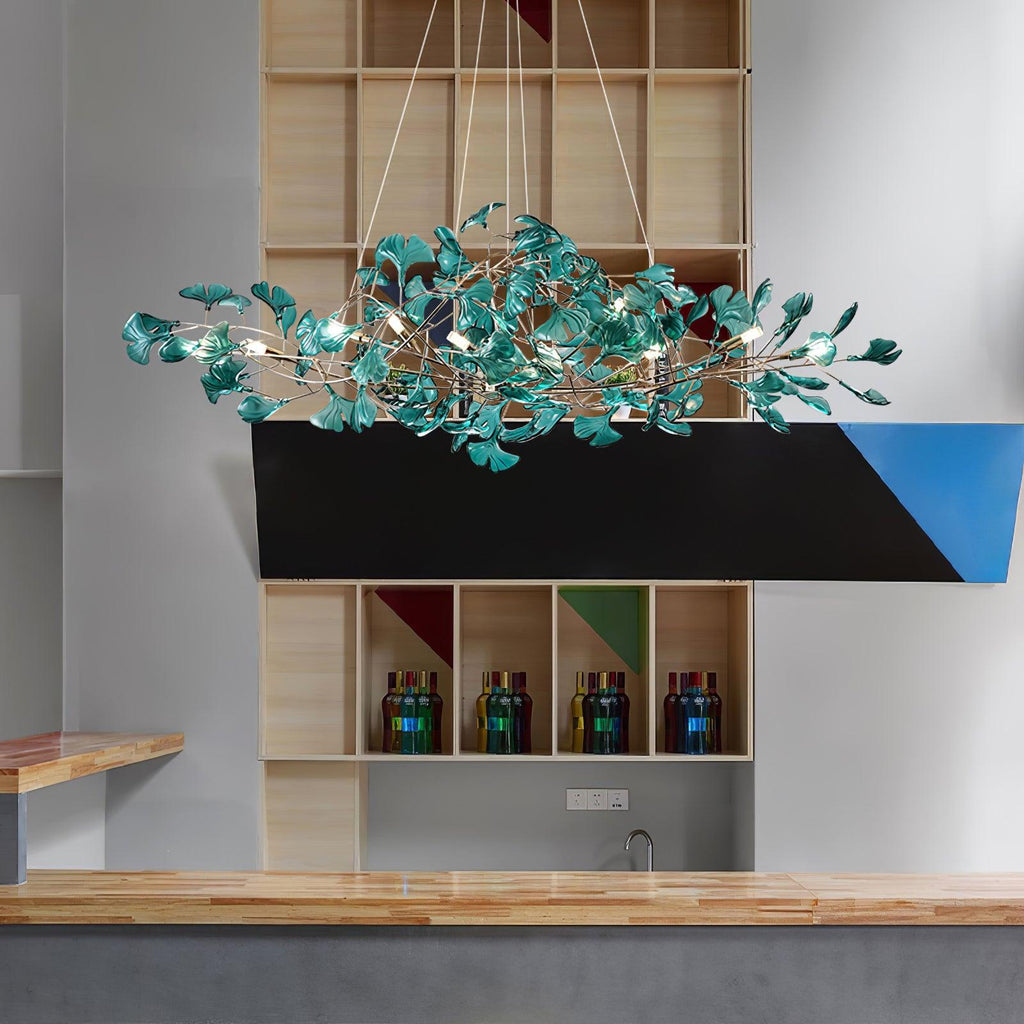 Olivia Ginkgo Acrylic Chandeliers - image 5