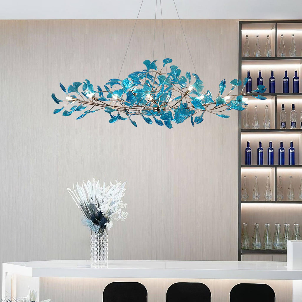 Olivia Ginkgo Acrylic Chandeliers - image 7