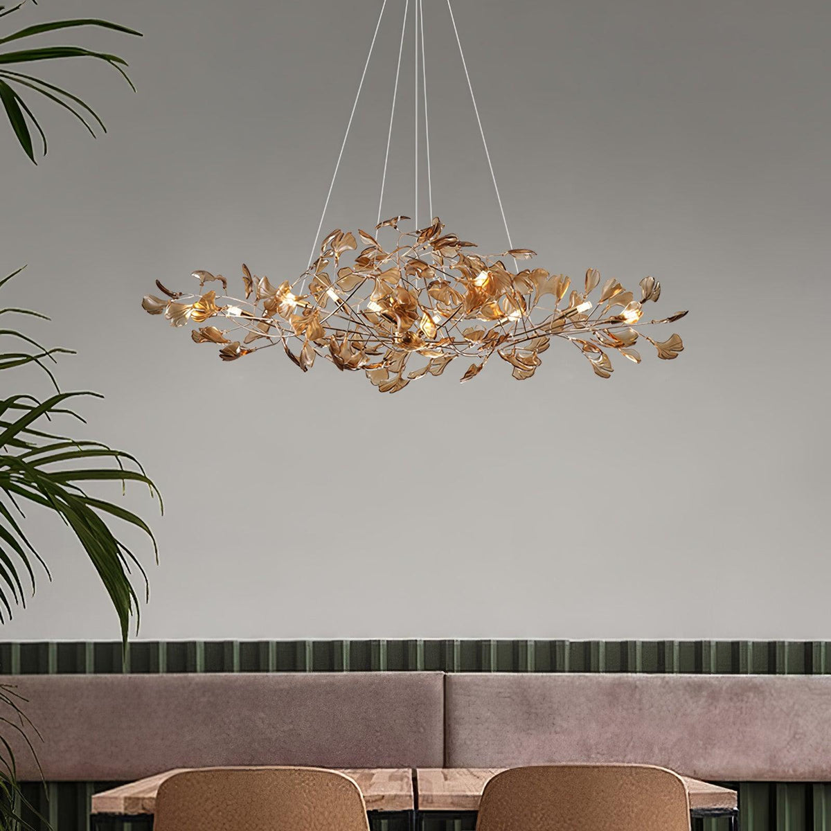 Olivia Ginkgo Acrylic Chandeliers - image 4