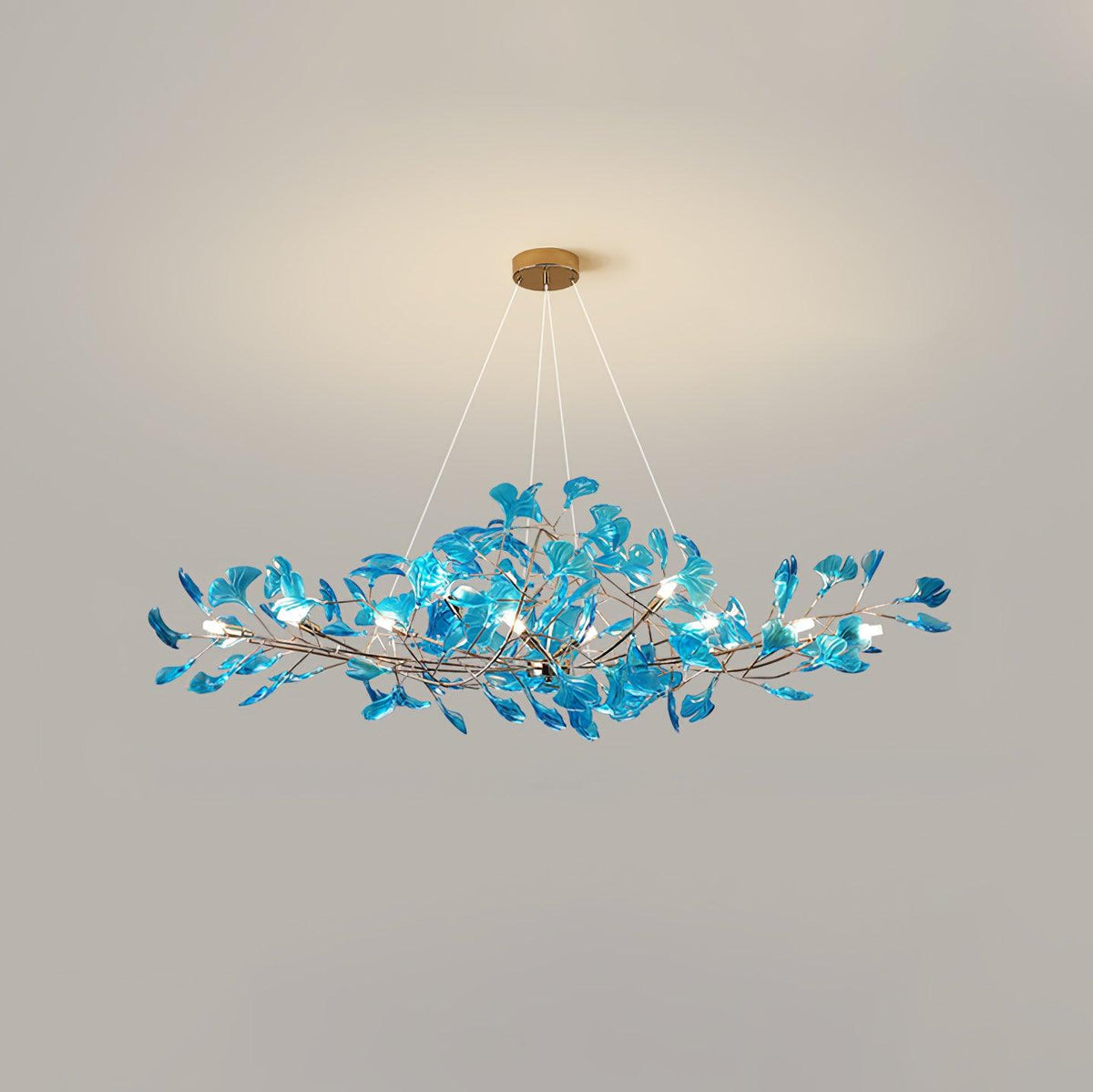 Olivia Ginkgo Acrylic Chandeliers - Letslighting