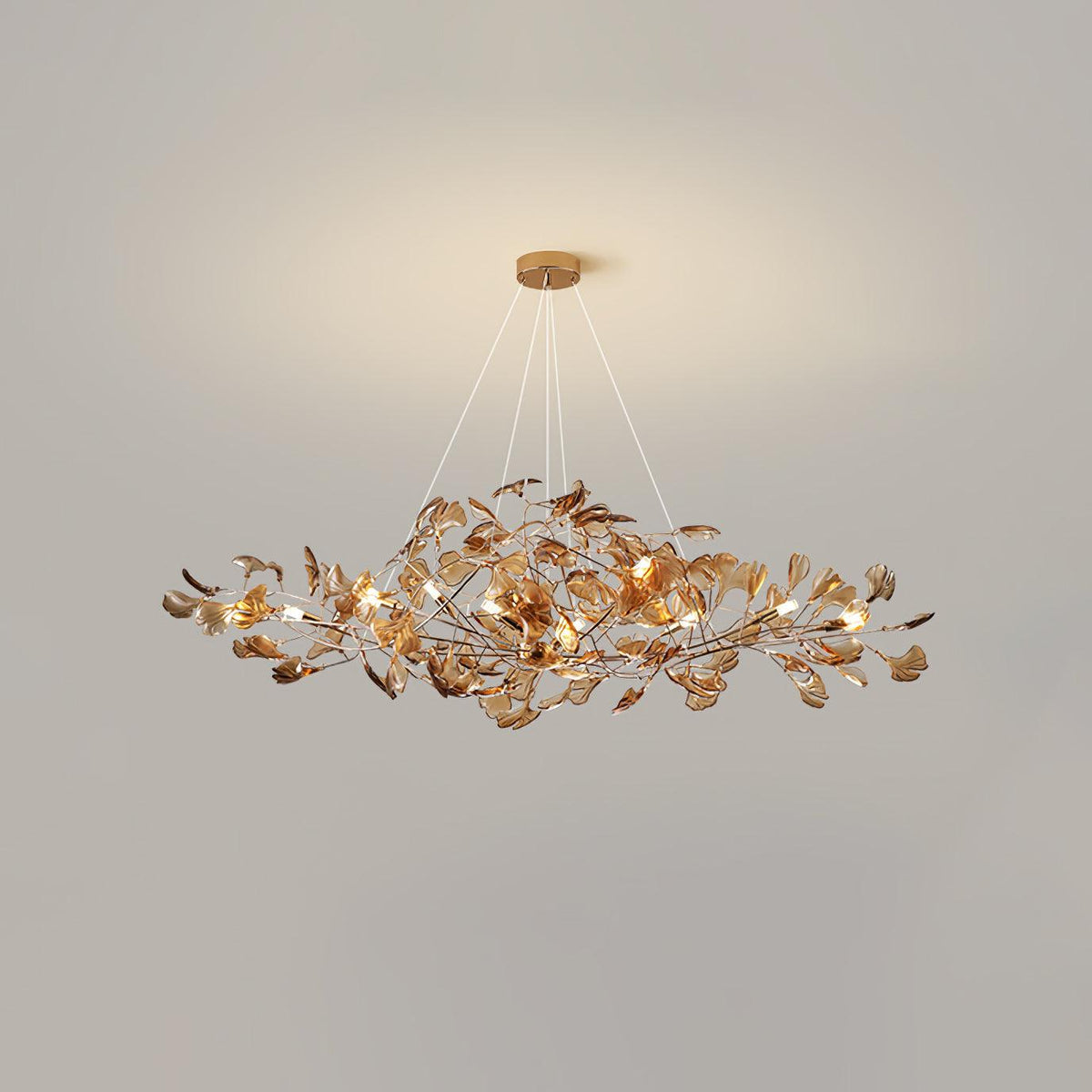 Olivia Ginkgo Acrylic Chandeliers - Letslighting