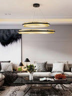 Erveliel Modern Minimalist LED Round Chandelier