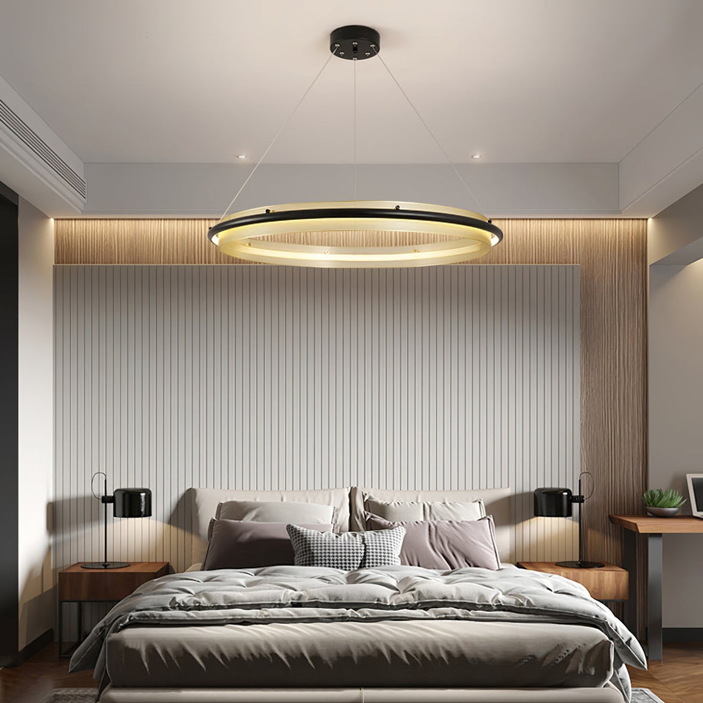 Erveliel Modern Minimalist LED Round Chandelier