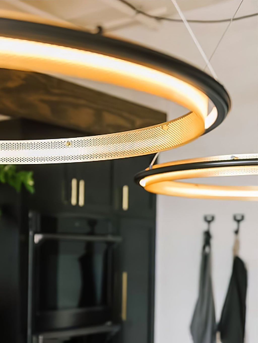 Erveliel Modern Minimalist LED Round Chandelier
