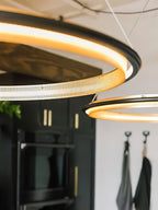 Erveliel Modern Minimalist LED Round Chandelier