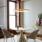 Erveliel Modern Minimalist LED Round Chandelier