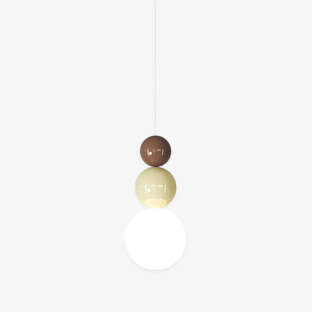 Orbis Acrylic Three Ball Pendant Lamp