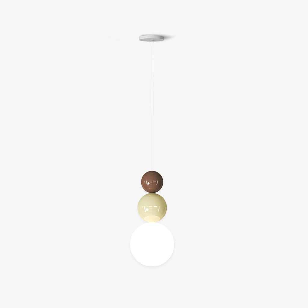 Orbis Acrylic Three Ball Pendant Lamp