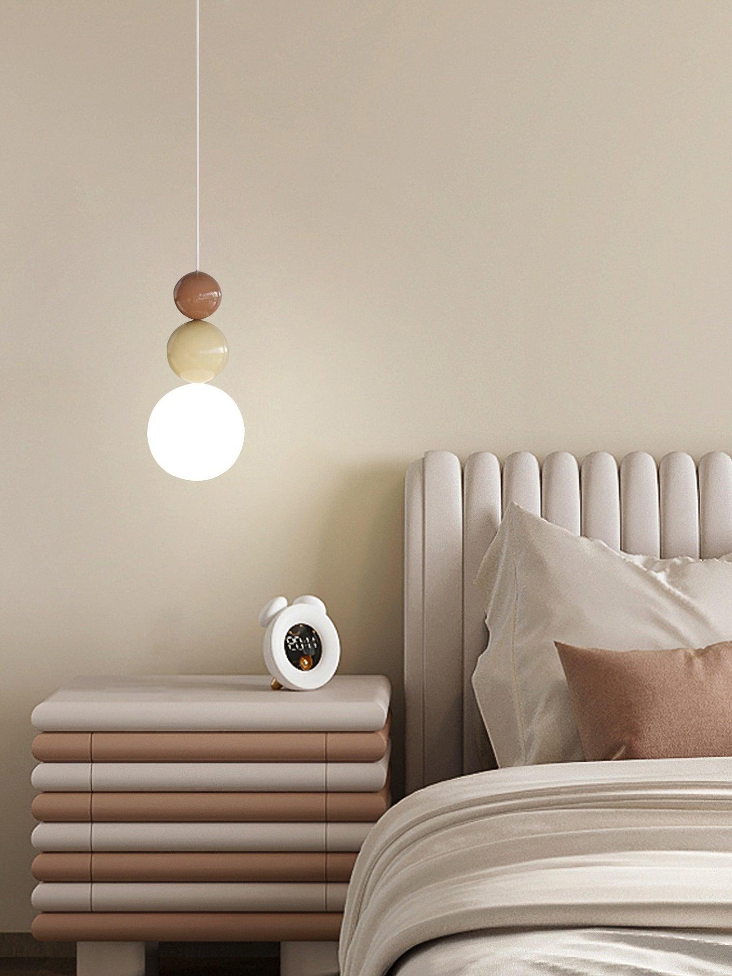Orbis Acrylic Three Ball Pendant Lamp