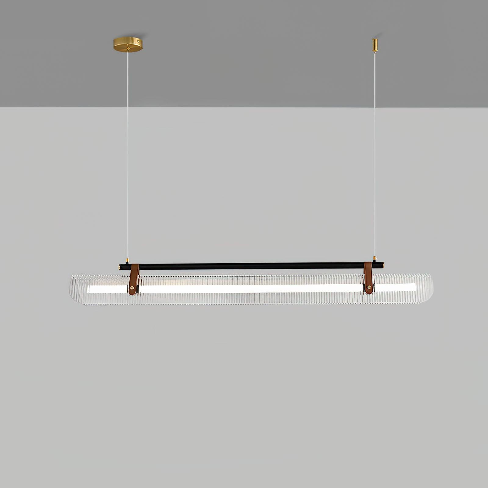 Lustra Pendant Lamp Acrylic Linear Modern for Dining Room