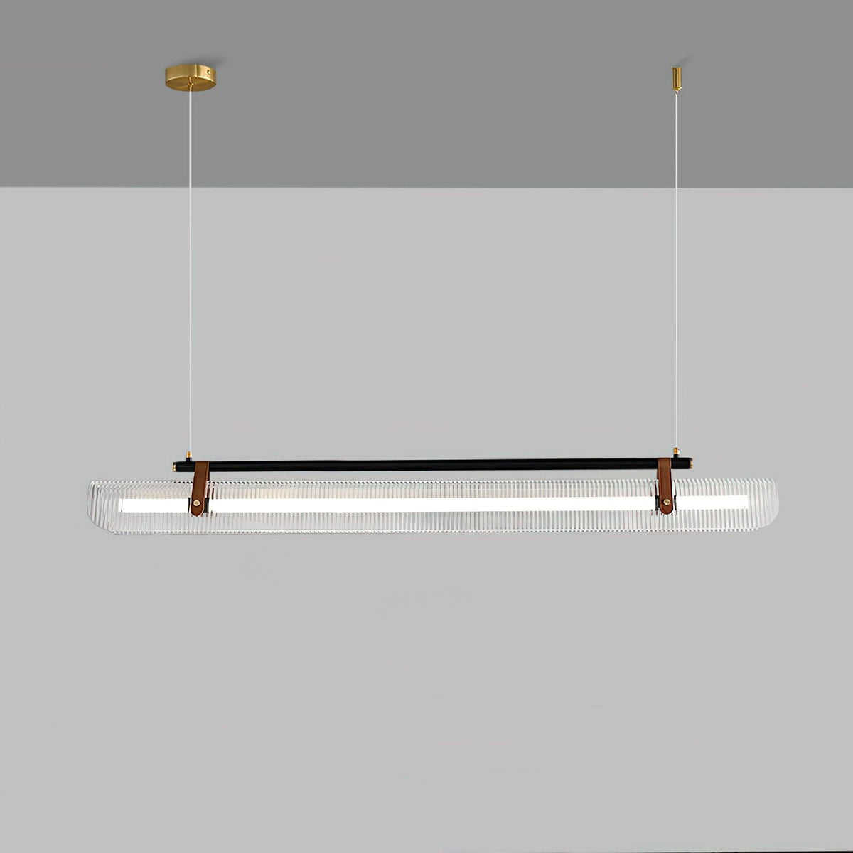 Lustra Pendant Lamp Acrylic Linear Modern for Dining Room