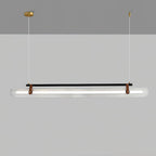 Lustra Pendant Lamp Acrylic Linear Modern for Dining Room