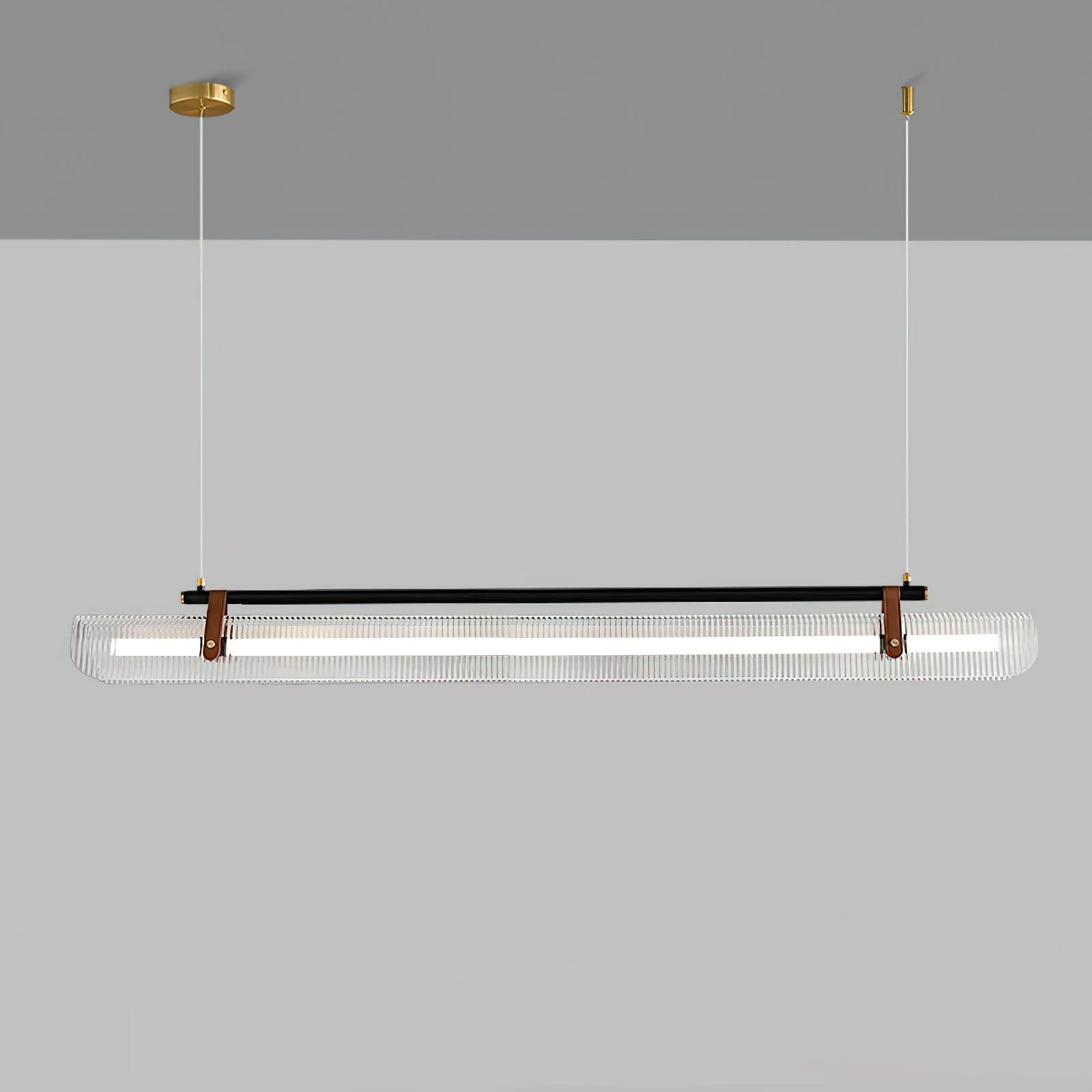 Lustra Pendant Lamp Acrylic Linear Modern for Dining Room