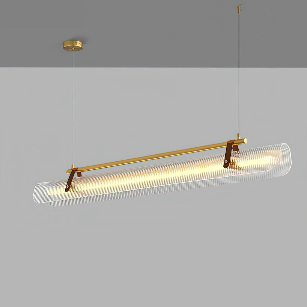 Lustra Pendant Lamp Acrylic Linear Modern for Dining Room