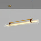 Lustra Pendant Lamp Acrylic Linear Modern for Dining Room