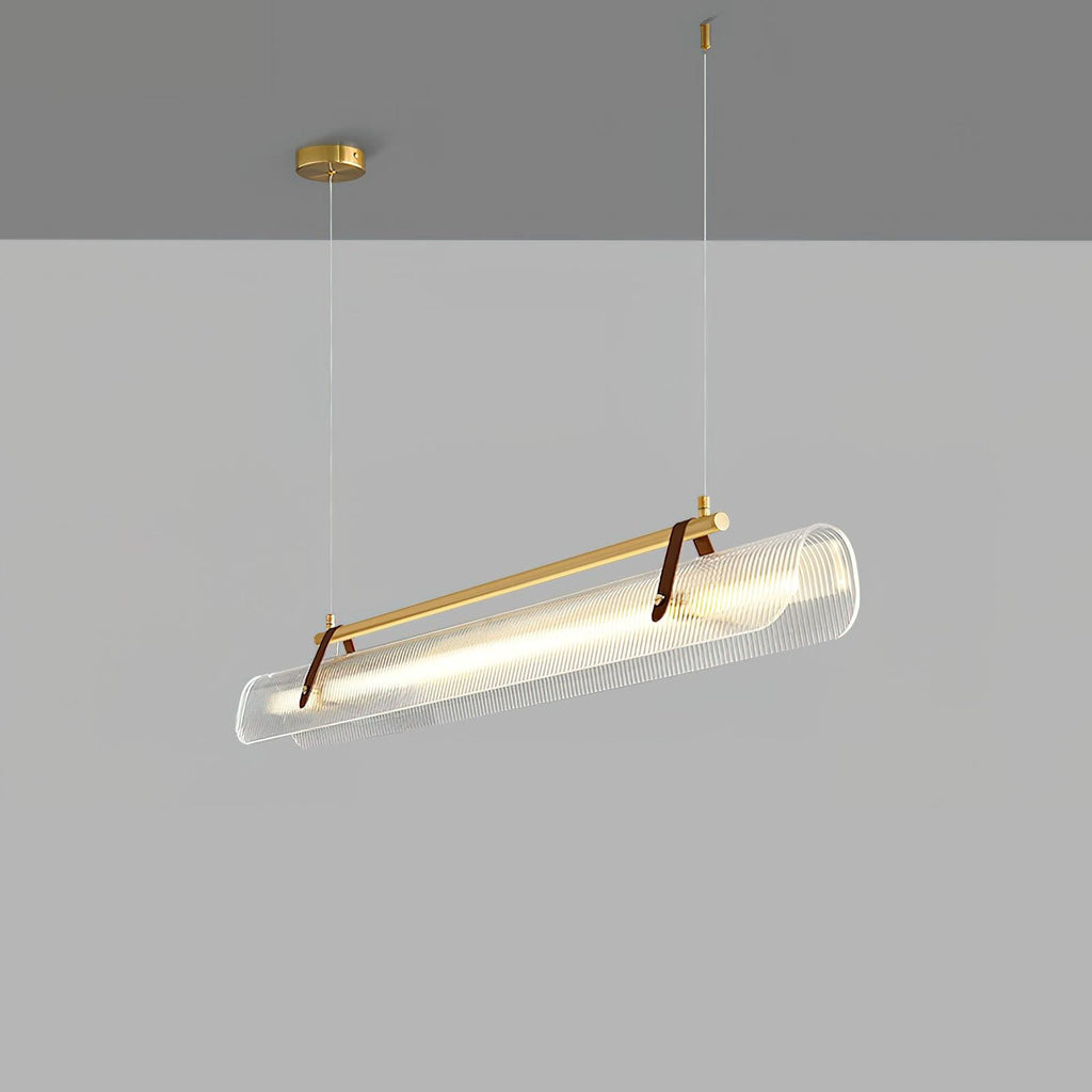 Lustra Pendant Lamp Acrylic Linear Modern for Dining Room