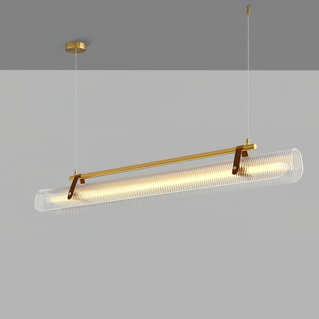 Lustra Pendant Lamp Acrylic Linear Modern for Dining Room