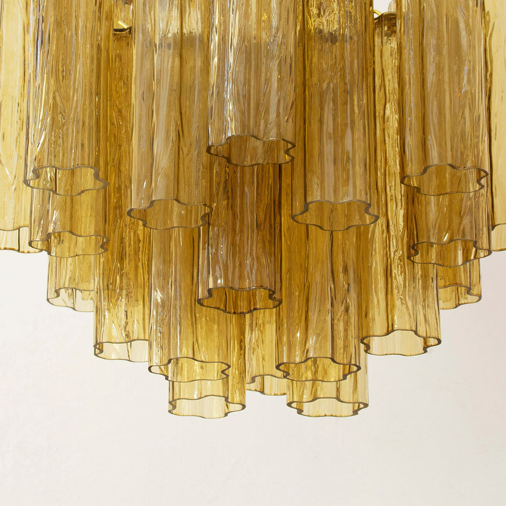 Chandelier Murano Glass Layers Living Spaces