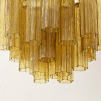 Chandelier Murano Glass Layers Living Spaces