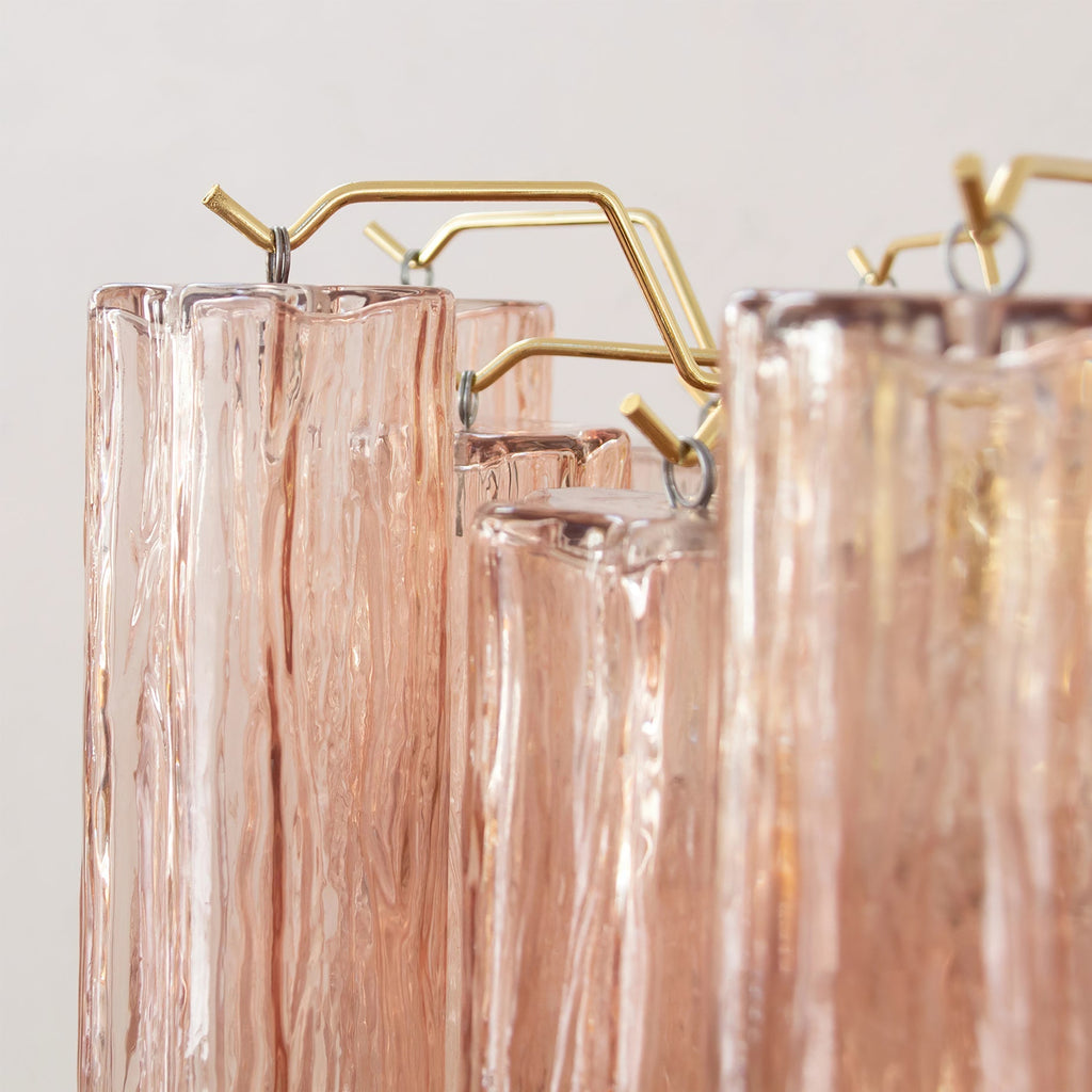 Chandelier Murano Glass Layers Living Spaces