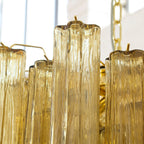Chandelier Murano Glass Layers Living Spaces