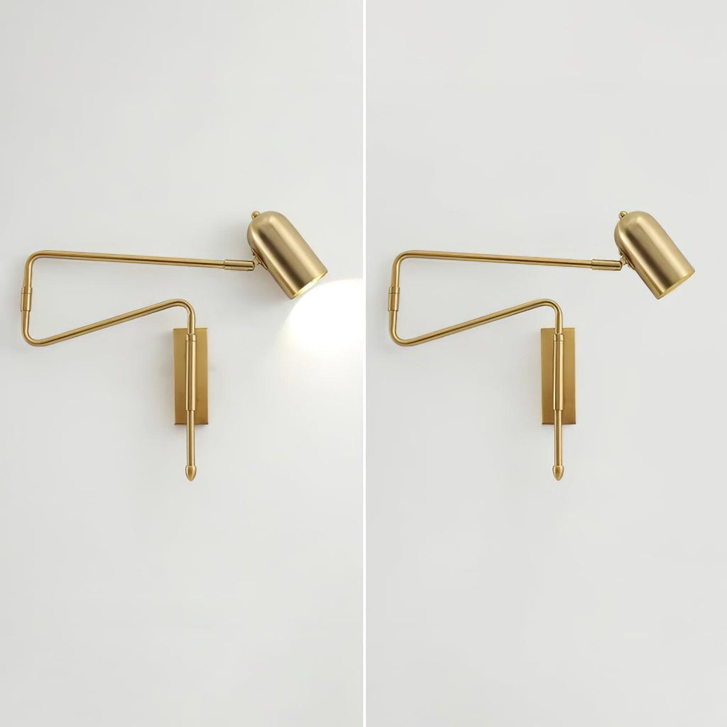Ivar Adjustable Arm Plug In Wall Light