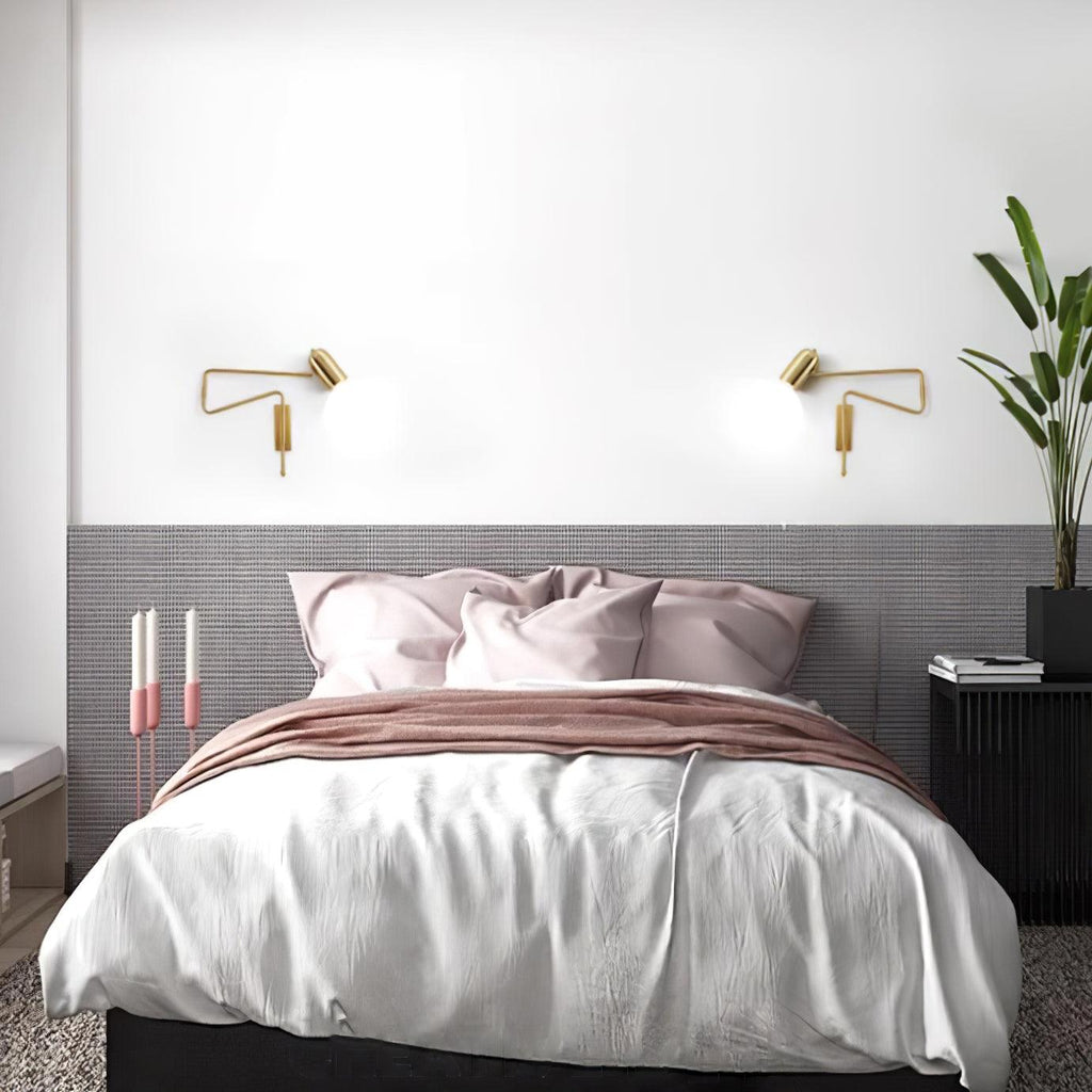 Ivar Adjustable Arm Plug In Wall Light