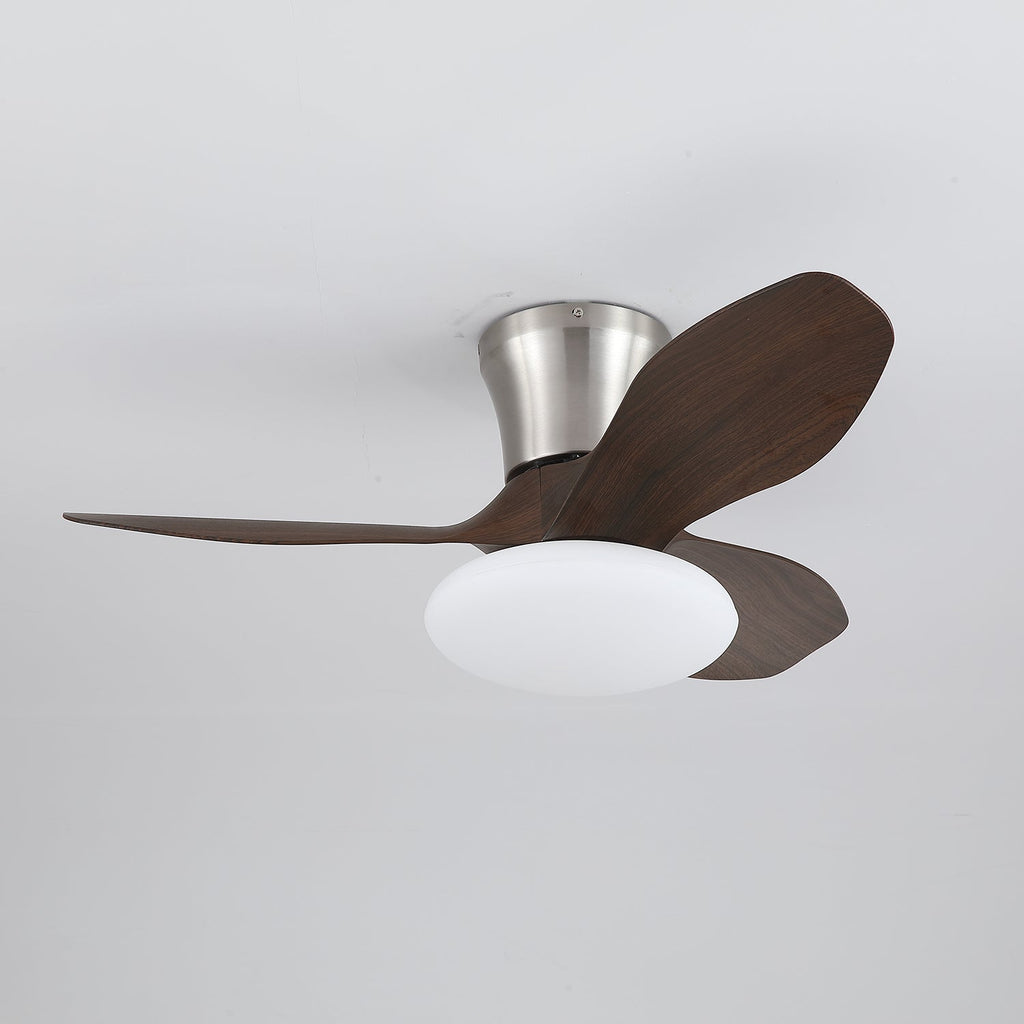 Velora Modern Wood Ceiling Fan Light