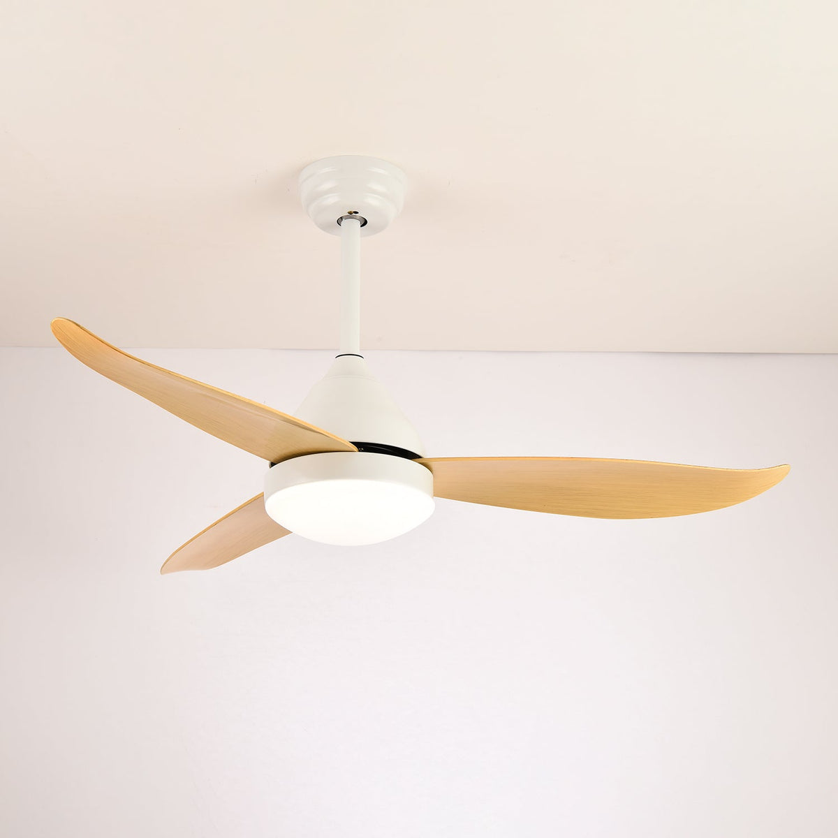 Zefiro Modern Wood Ceiling Fan with Light