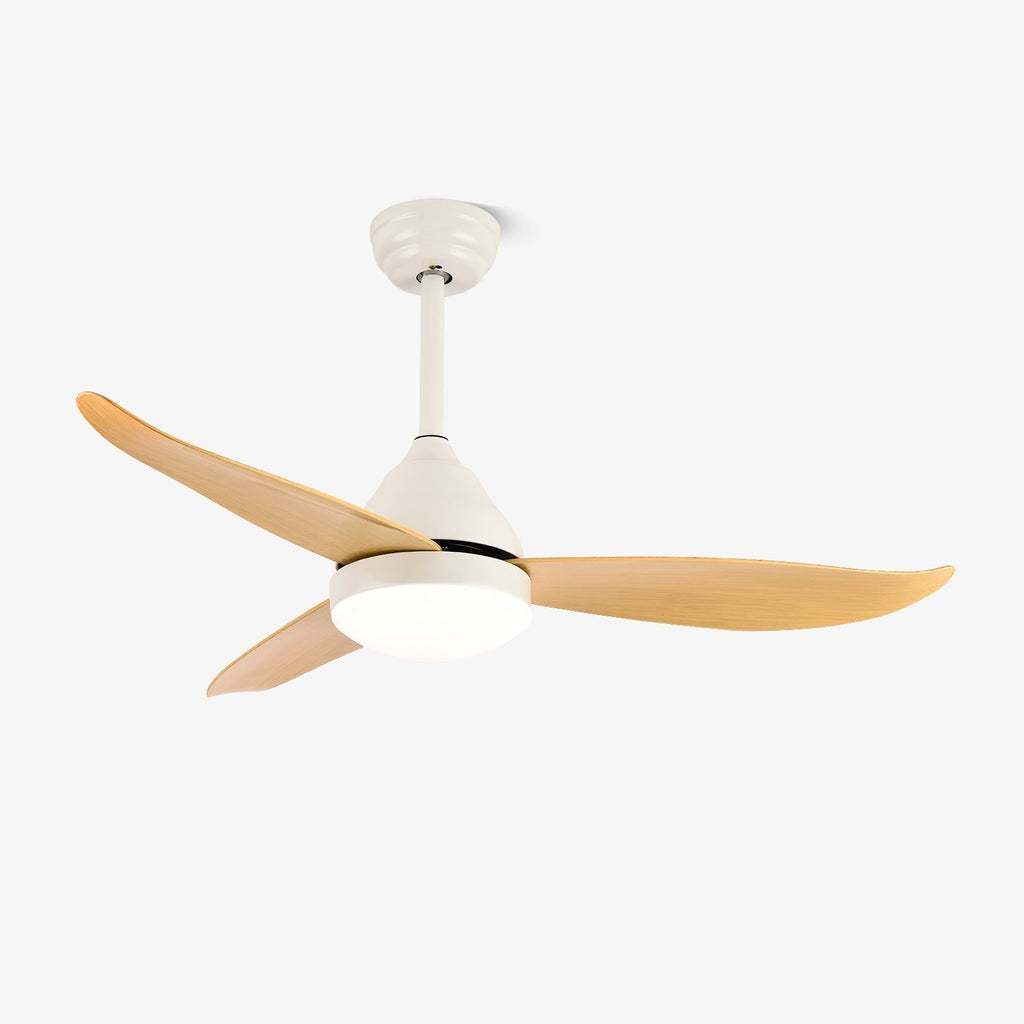 Zefiro Modern Wood Ceiling Fan with Light