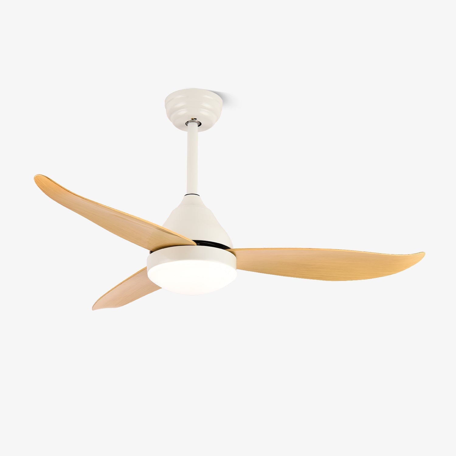 Zefiro Modern Wood Ceiling Fan with Light