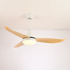 Zefiro Modern Wood Ceiling Fan with Light
