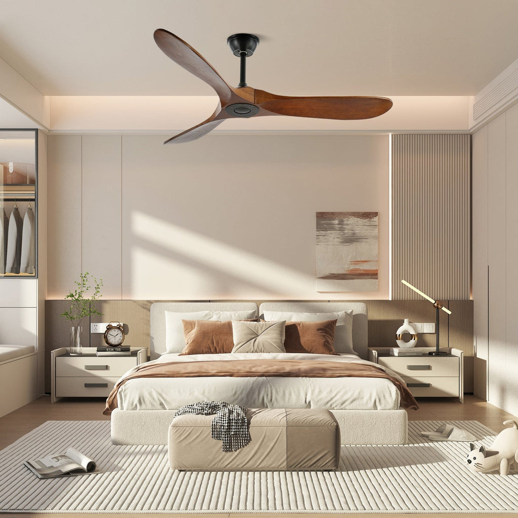Orano Wood Contemporary Ceiling Fan