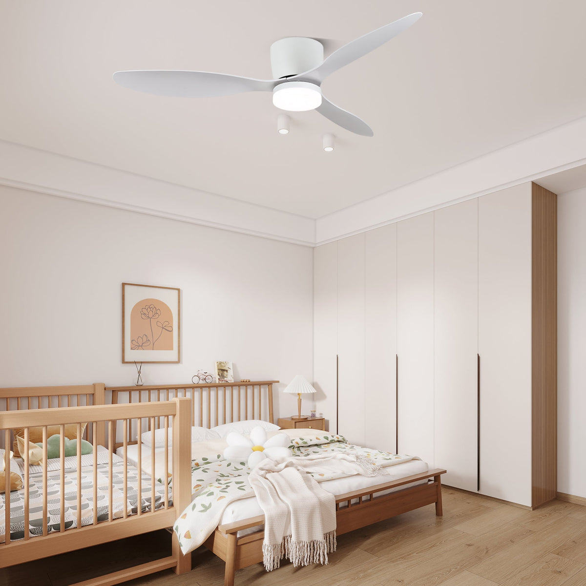 Nielsen Wooden  42"/52" Ceiling Fan  With Light - image 7