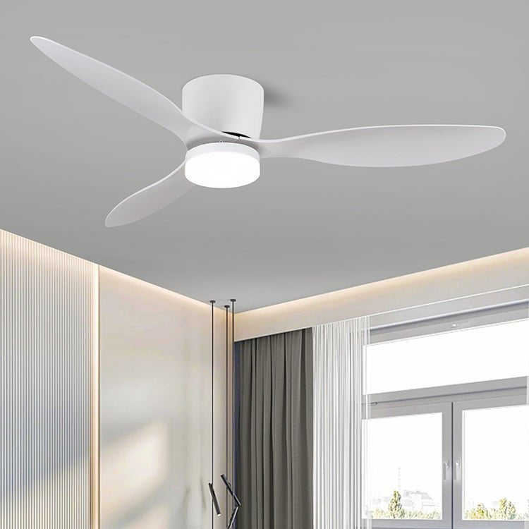 Nerio Minimalist Wood Ceiling Fan Light