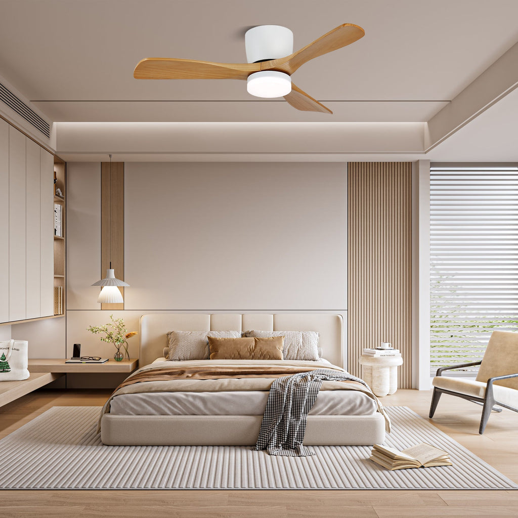Nielsen Wooden  42"/52" Ceiling Fan  With Light - image 4