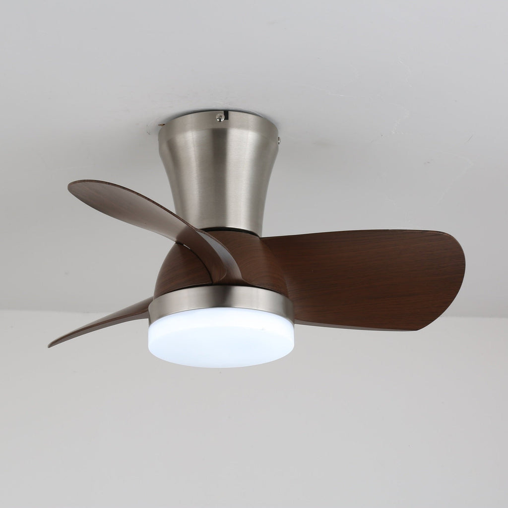 Deynor Modern Wood Ceiling Fan Light