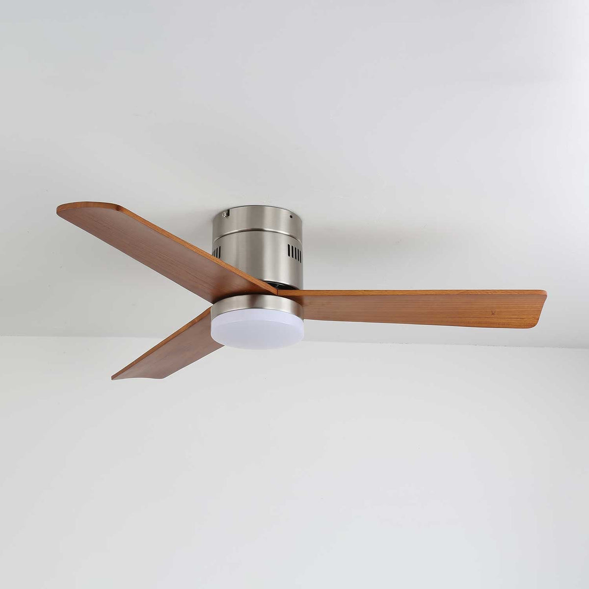 Eris Minimalist Wood Ceiling Fan Light