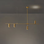 Lustra Chandelier Brass Linear Cassandra Elegant