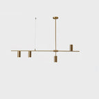 Lustra Chandelier Brass Linear Cassandra Elegant