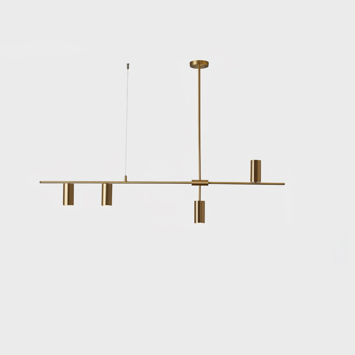 Lustra Chandelier Brass Linear Cassandra Elegant