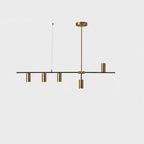 Lustra Chandelier Brass Linear Cassandra Elegant