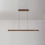 Aimee Cloud Chandelier Wooden Linear Form Minimalist
