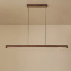 Aimee Cloud Chandelier Wooden Linear Form Minimalist